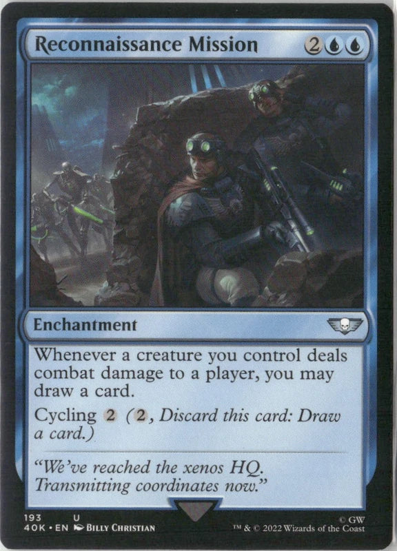 Scan Image | Reconnaissance Mission (Surge Foil) - Universes Beyond: Warhammer 40,000 | [7C8A0952]