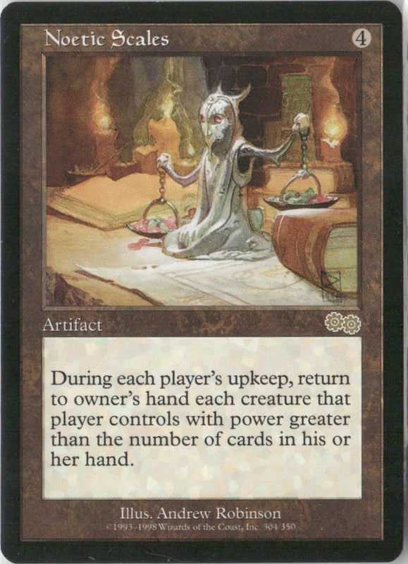 Scan Image | Noetic Scales - Urza's Saga | [F68FA49D]