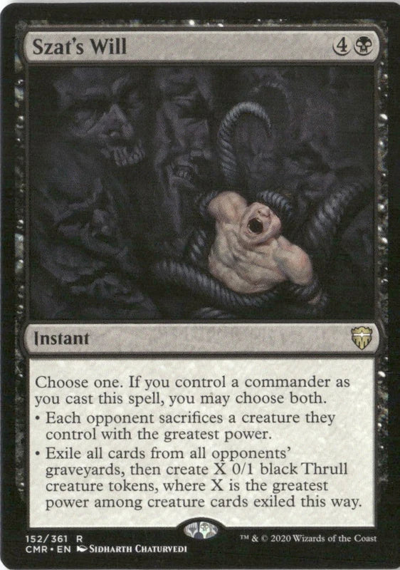 Szat's Will - Commander Legends
