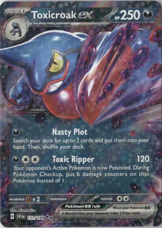 Toxicroak ex - 131/198 - SV01: Scarlet & Violet Base Set