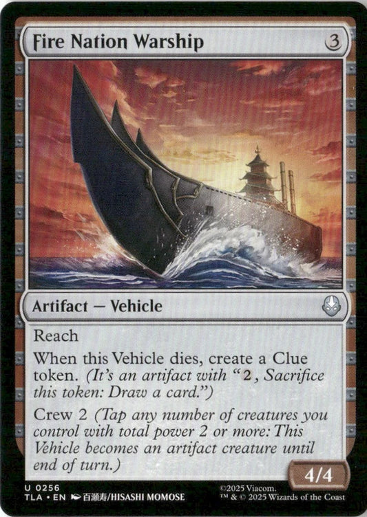 Fire Nation Warship - Avatar: The Last Airbender