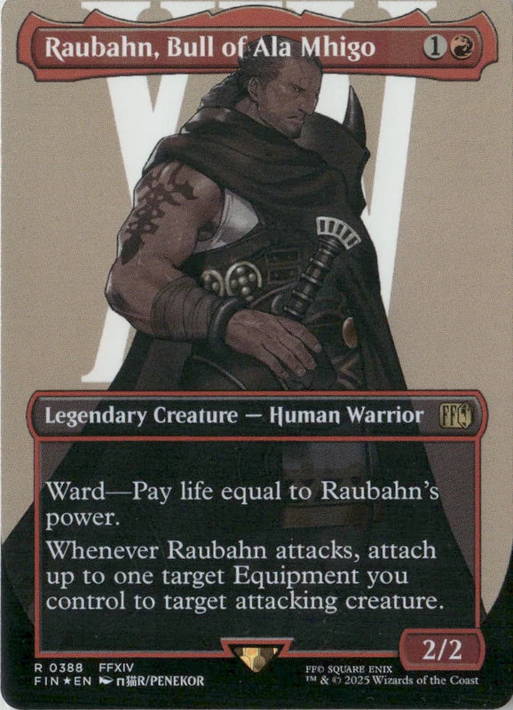 Scan Image | Raubahn, Bull of Ala Mhigo (Borderless) - FINAL FANTASY | [A80E8712]