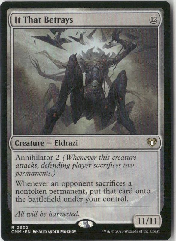 Scan Image | It That Betrays - Commander Masters | [635D7B65]