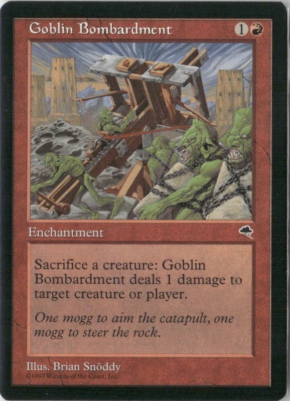 Scan Image | Goblin Bombardment - Tempest | [E89D7A0A]