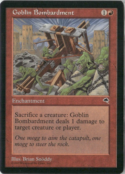 Scan Image | Goblin Bombardment - Tempest | [E89D7A0A]