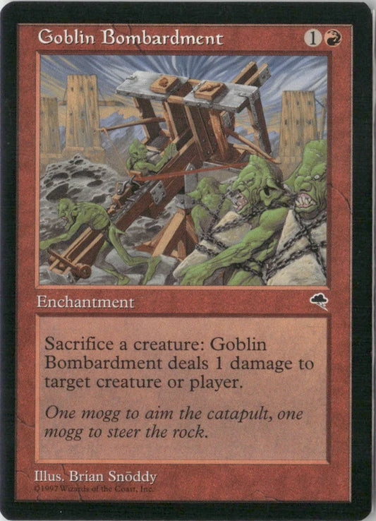 Scan Image | Goblin Bombardment - Tempest | [E89D7A0A]