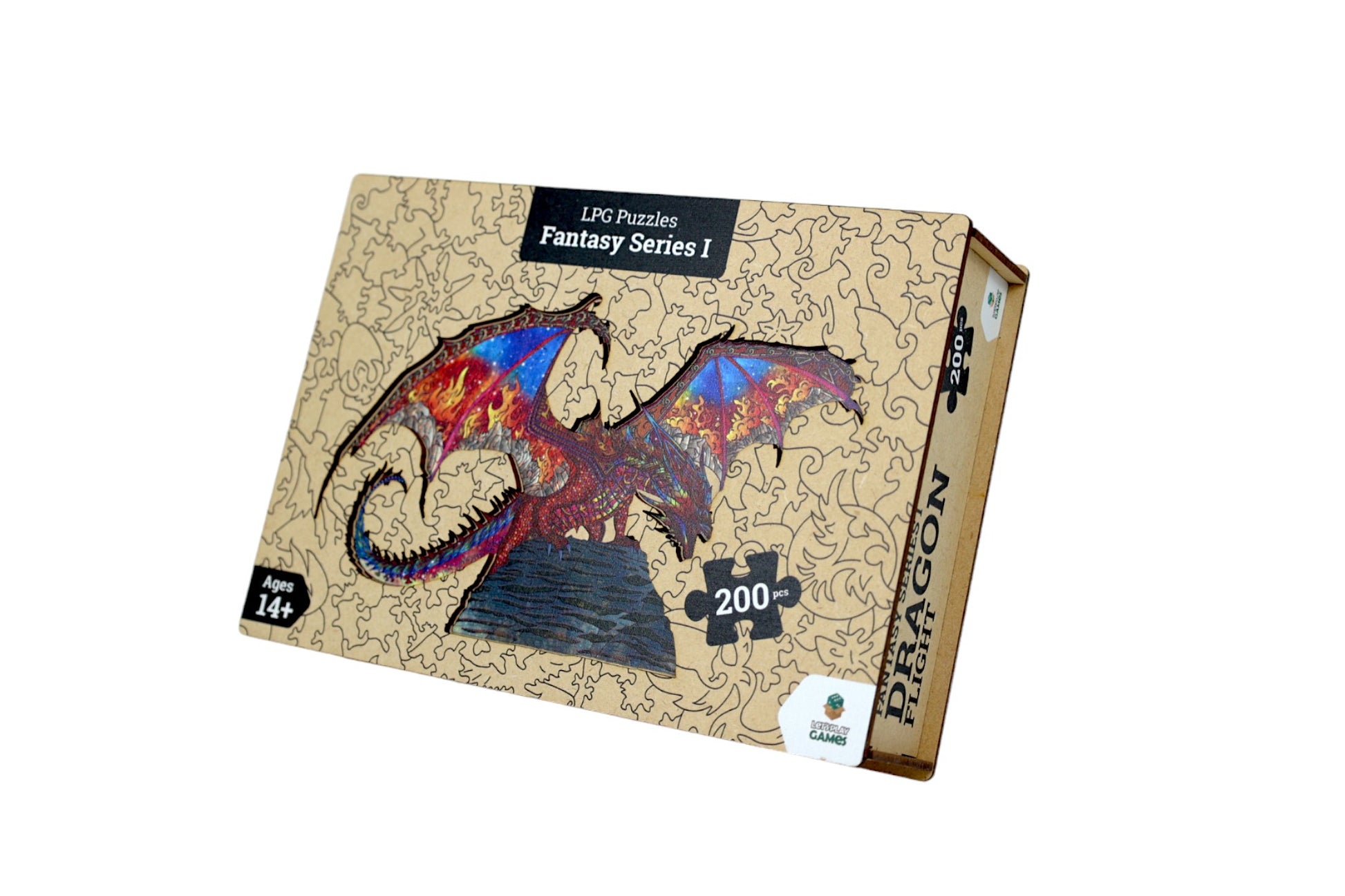 LPG Puzzles Wooden Fantasy Puzzle - Dragon Flight