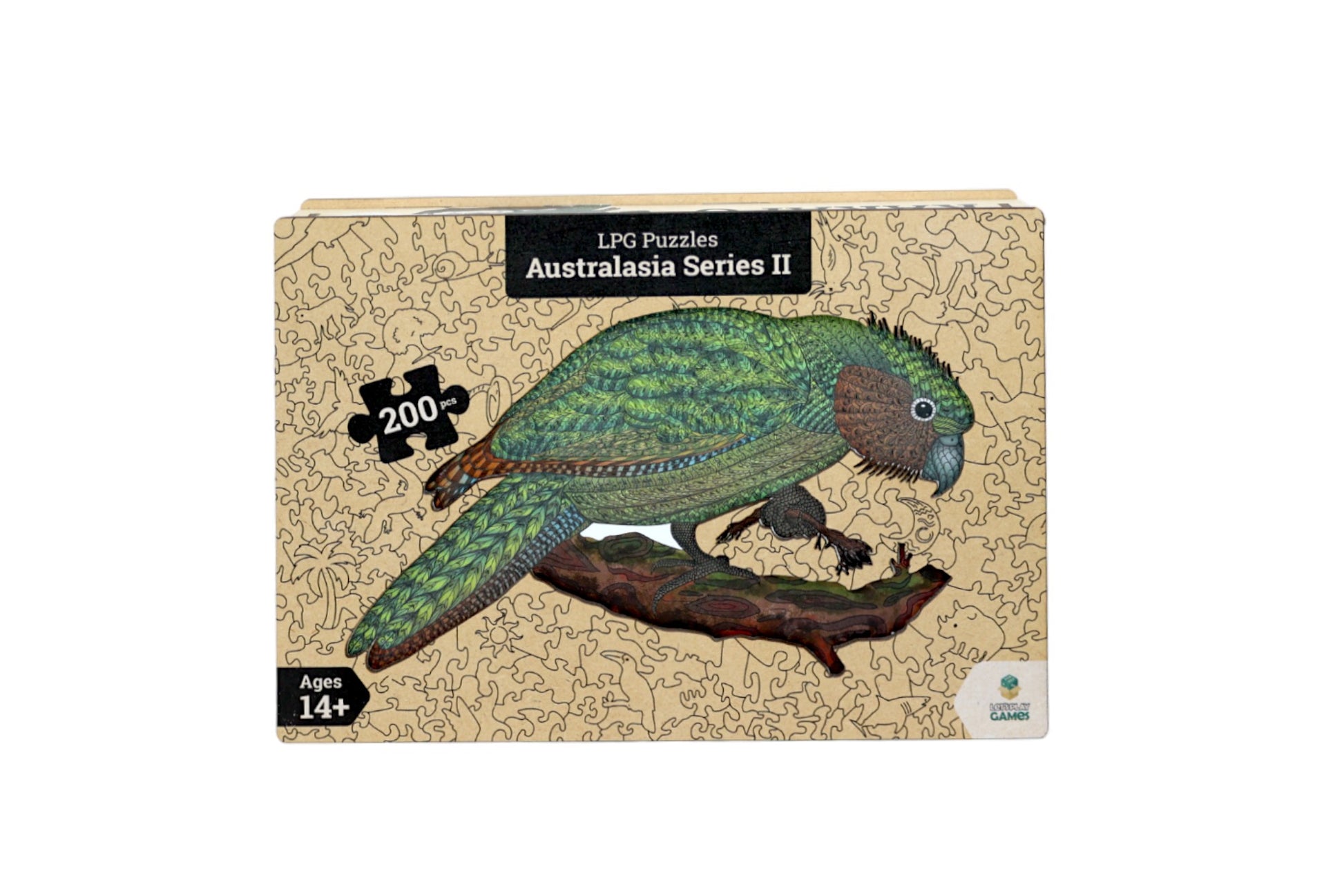 LPG Puzzles Wooden Oceania Animals Series 2 - Kakapo