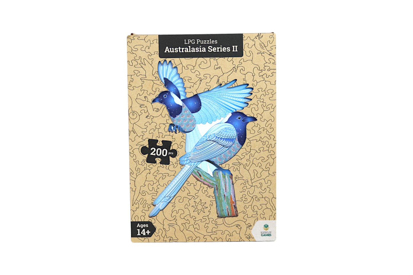 LPG Puzzles Wooden Oceania Animals Series 2 - Magpie