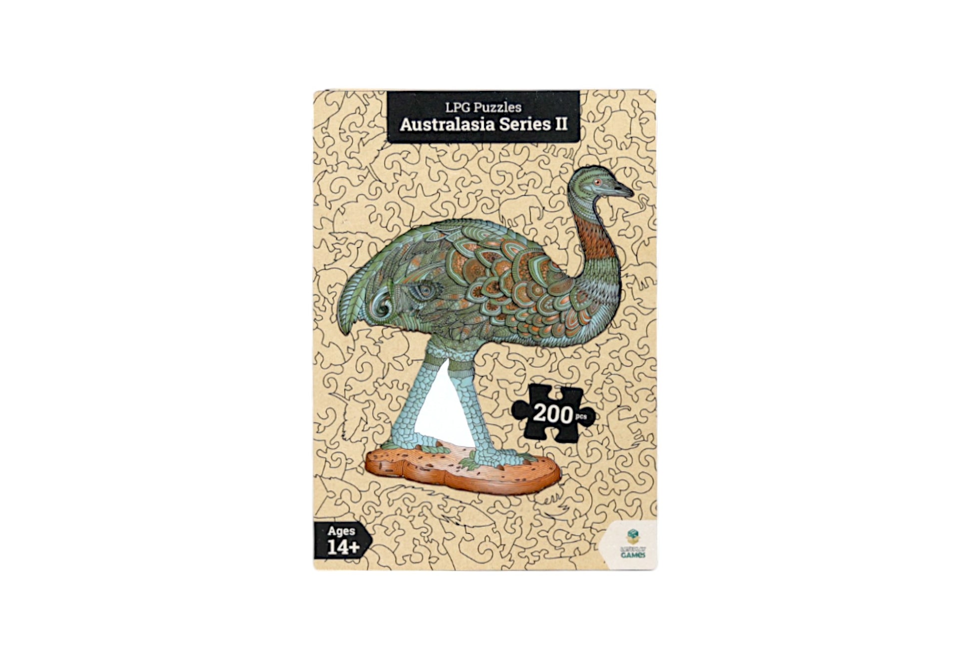 LPG Puzzles Wooden Oceania Animals Series 2 - Emu