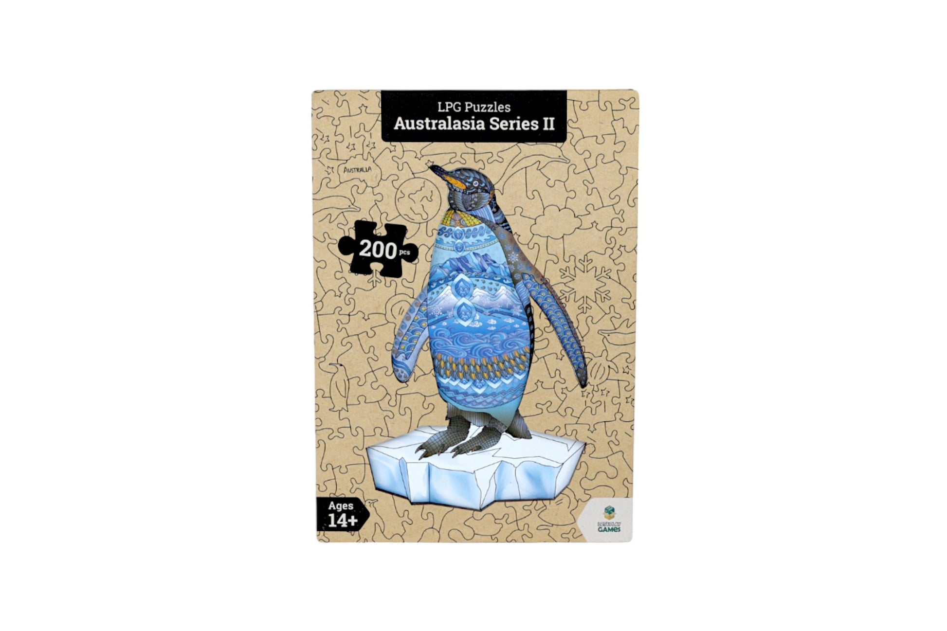 LPG Puzzles Wooden Oceania Animals Series 2 - Penguin