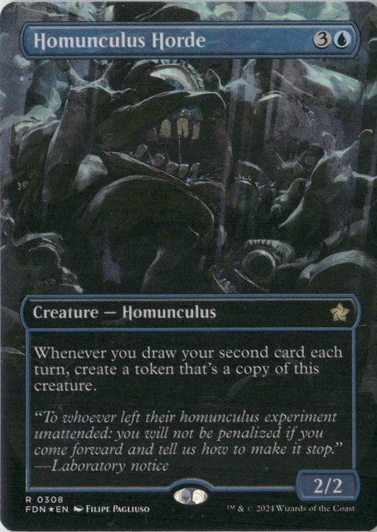 Scan Image | Homunculus Horde (Borderless) - Foundations | [E527ACDA]
