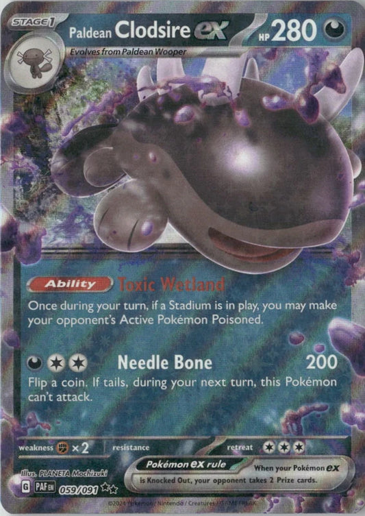 Paldean Clodsire ex - 059/091 - SV: Paldean Fates