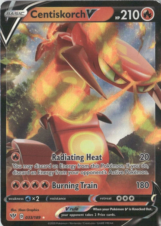 Centiskorch V - SWSH03: Darkness Ablaze