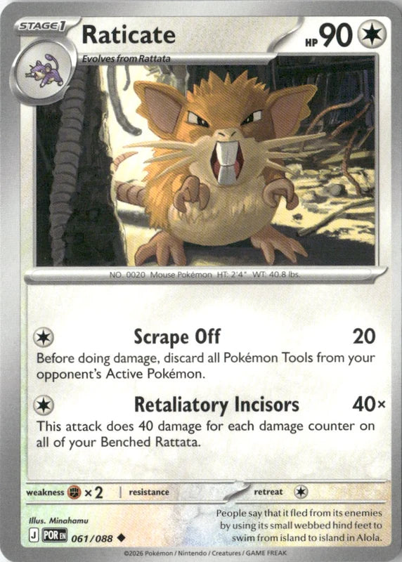 Raticate - 061/088 - ME03: Perfect Order