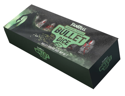 Fanroll: Resin Bullet Poly Dice Set: Vampire Hunter