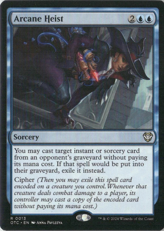 Scan Image | Arcane Heist - Commander: Outlaws of Thunder Junction | [B359FDD8]