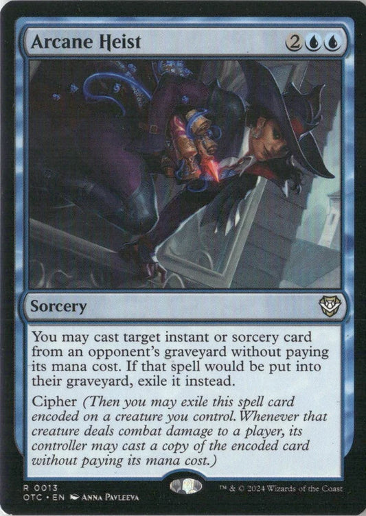 Scan Image | Arcane Heist - Commander: Outlaws of Thunder Junction | [B359FDD8]