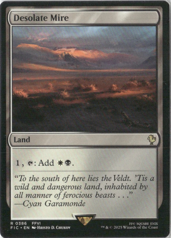 Desolate Mire (Surge Foil) - Commander: FINAL FANTASY