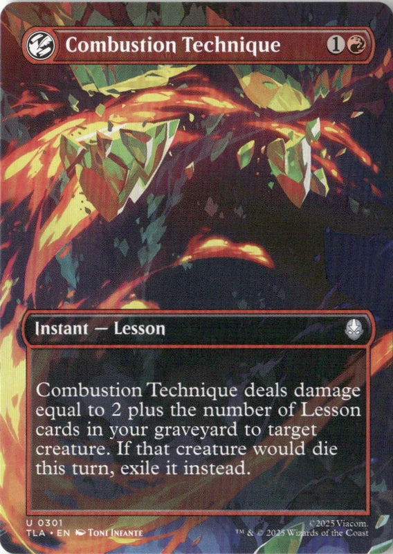 Combustion Technique (Borderless) - Avatar: The Last Airbender