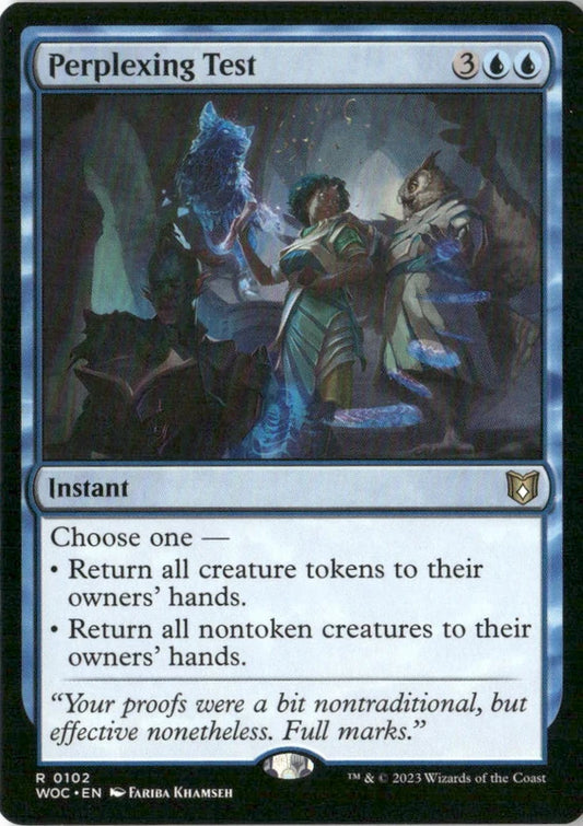 Perplexing Test - Commander: Wilds of Eldraine