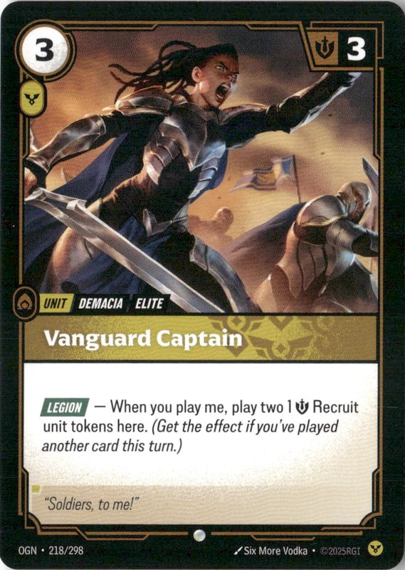Vanguard Captain - Origins