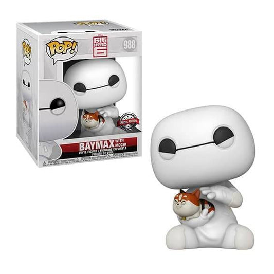 Big Hero 6 - Baymax with Mochi US Exclusive 6" Pop! Vinyl #988