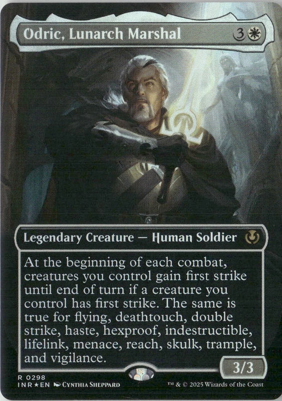 Scan Image | Odric, Lunarch Marshal (Borderless) - Innistrad Remastered | [28431A4F]