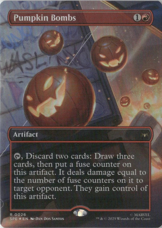 Scan Image | Pumpkin Bombs (Borderless) - Marvel's Spider-Man: Eternal-Legal | [25F3A394]