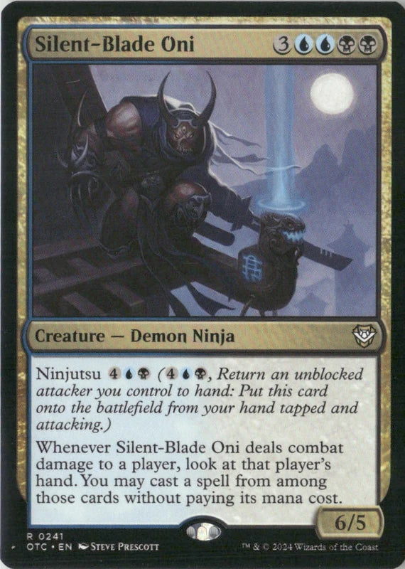 Scan Image | Silent-Blade Oni - Commander: Outlaws of Thunder Junction | [4917B89A]