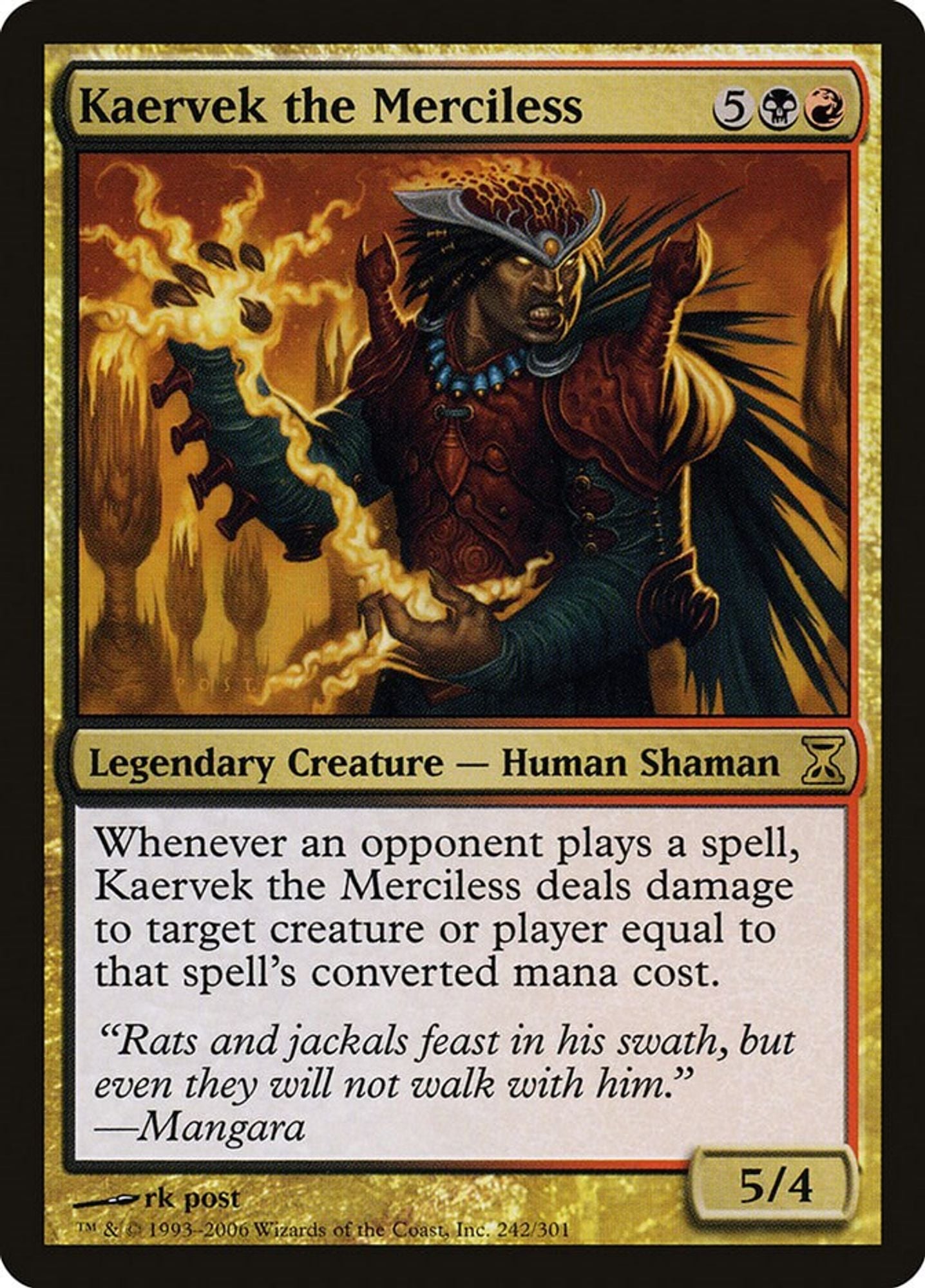 Kaervek the Merciless - Time Spiral