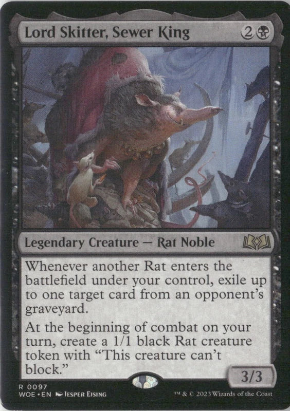 Scan Image | Lord Skitter, Sewer King - Wilds of Eldraine | [78EDBC53]
