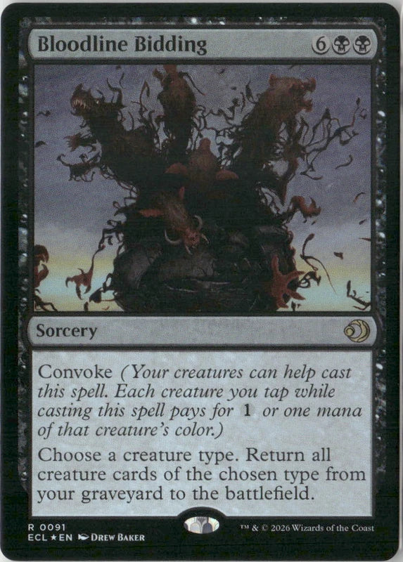 Scan Image | Bloodline Bidding - Lorwyn Eclipsed | [667E143F]