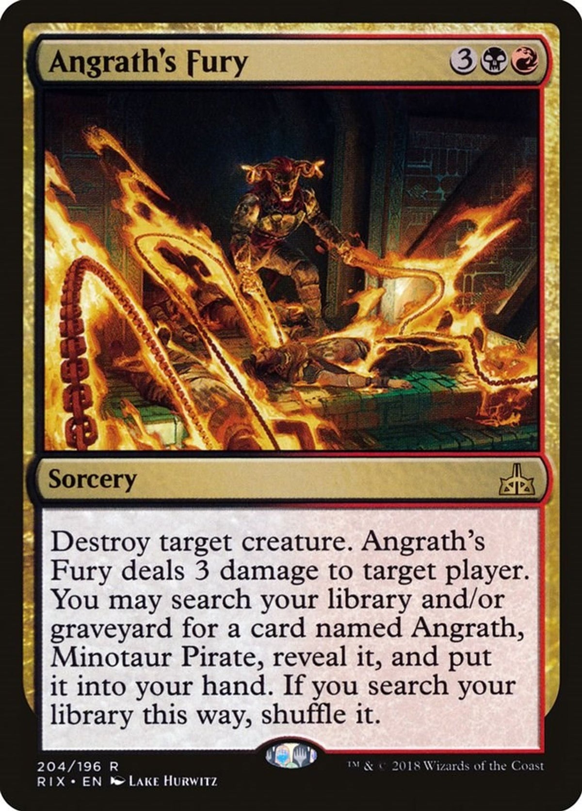 Angrath's Fury - Rivals of Ixalan