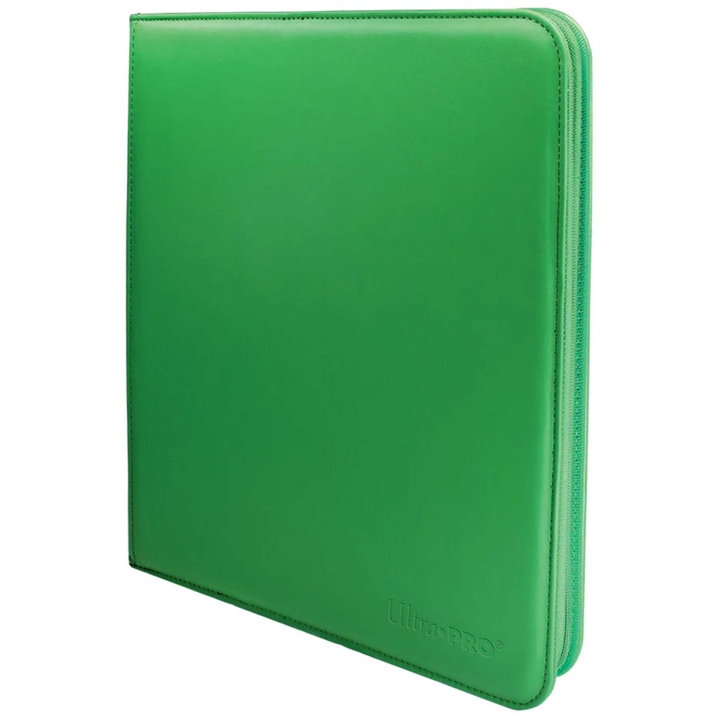 ULTRA PRO Binder - 12 pocket Zippered PRO Binder- Green