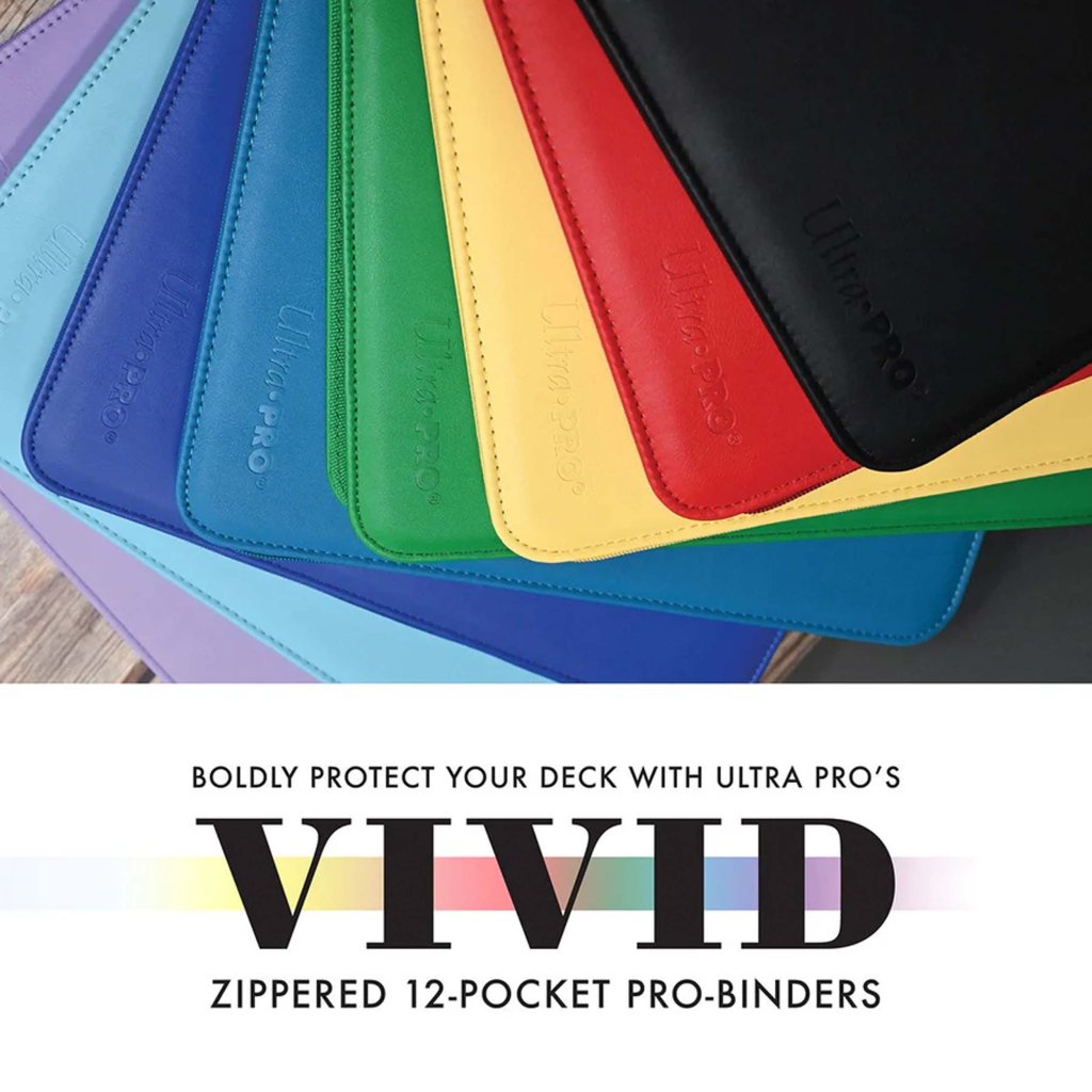 ULTRA PRO Binder - 12 pocket Zippered PRO Binder- Green
