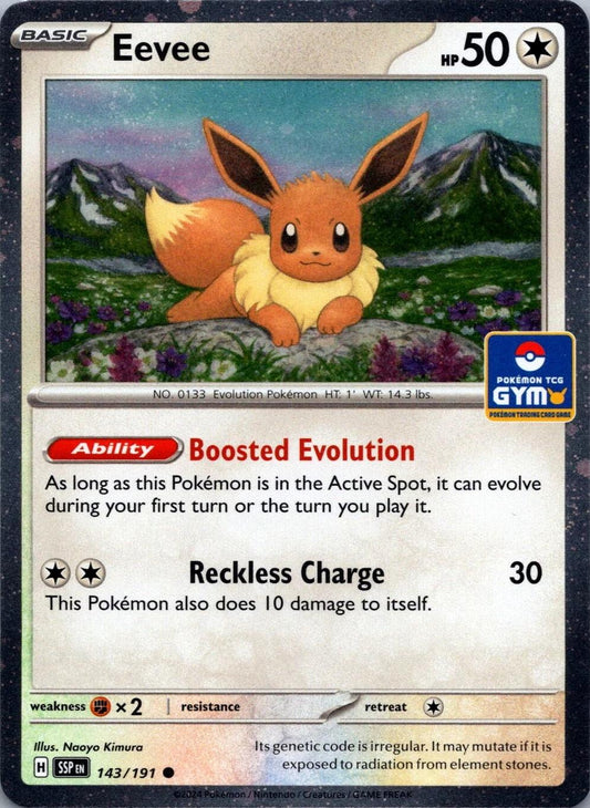 Eevee [Gym Stamp] #143 Pokemon Surging Sparks
