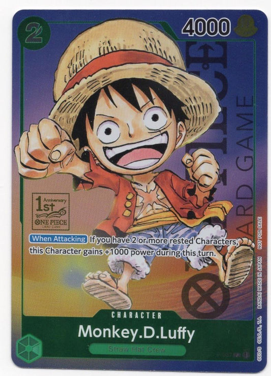 Monkey.D.Luffy [1st Anniversary Tournament] P-037