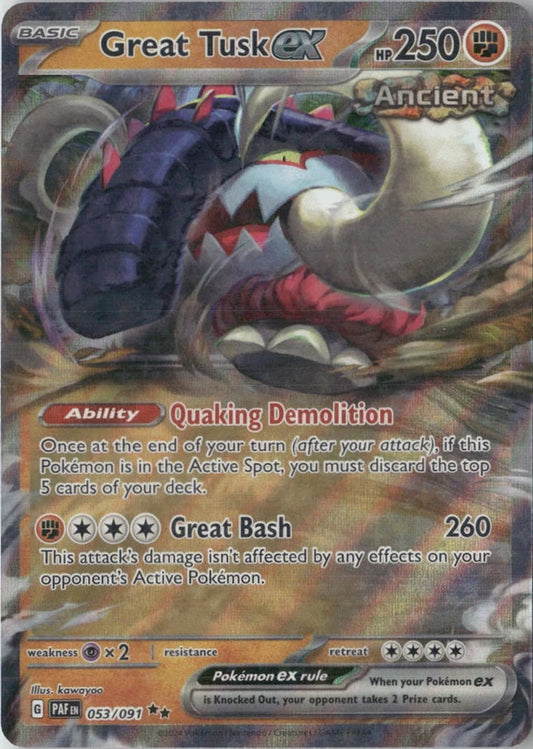 Great Tusk ex - SV: Paldean Fates
