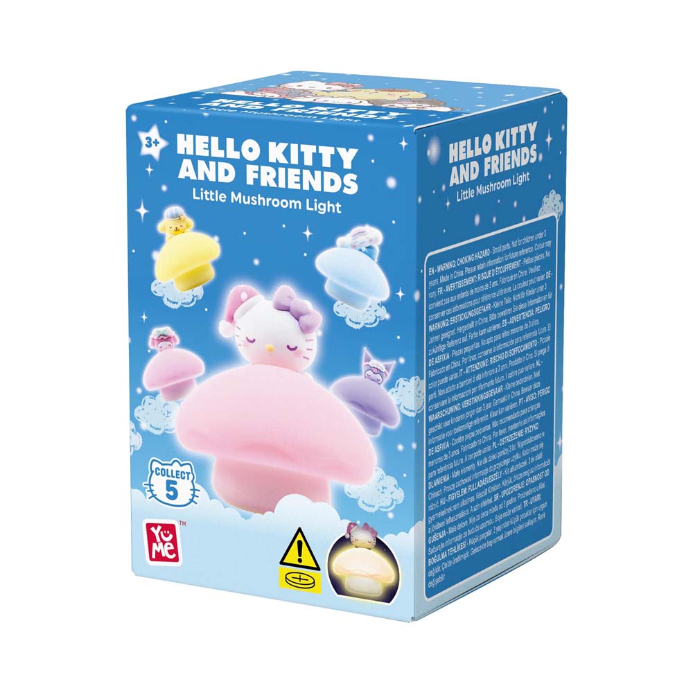 YuMe Hello Kitty and Friends Night Light Little Mushroom Light Series Blind Box