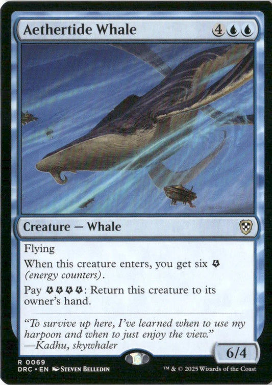 Aethertide Whale - Commander: Aetherdrift