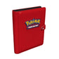 ULTRA PRO Pokémon Premium Red Snap Binder - 4 Pocket