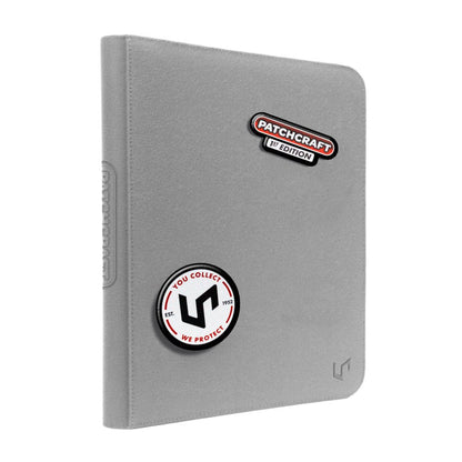 Ultra Pro Patchcraft™ Zippered 9-Pocket PRO-Binder® Gray