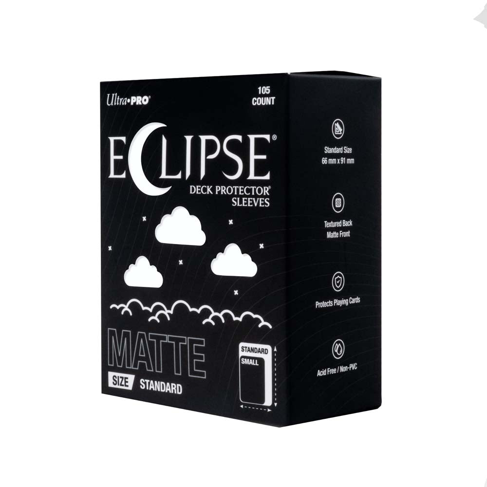 Ultra Pro - ECLIPSE Matte Standard DECK PROTECTOR Sleeves: Arctic White - 105ct