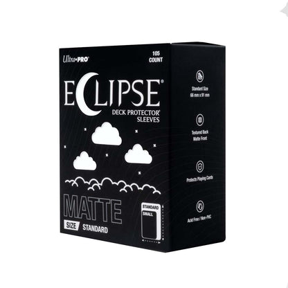 Ultra Pro - ECLIPSE Matte Standard DECK PROTECTOR Sleeves: Arctic White - 105ct