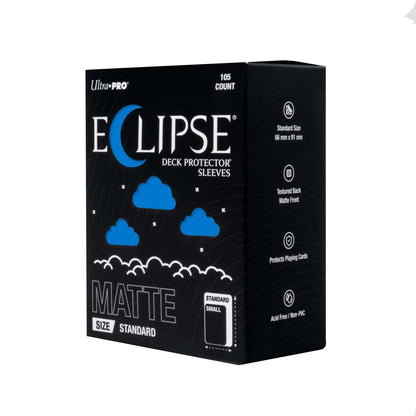 Ultra Pro - ECLIPSE Matte Standard DECK PROTECTOR Sleeves: Pacific Blue - 105ct