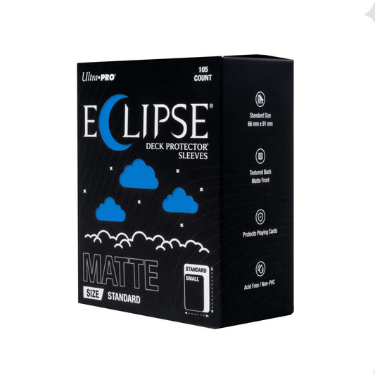 Ultra Pro - ECLIPSE Matte Standard DECK PROTECTOR Sleeves: Pacific Blue - 105ct
