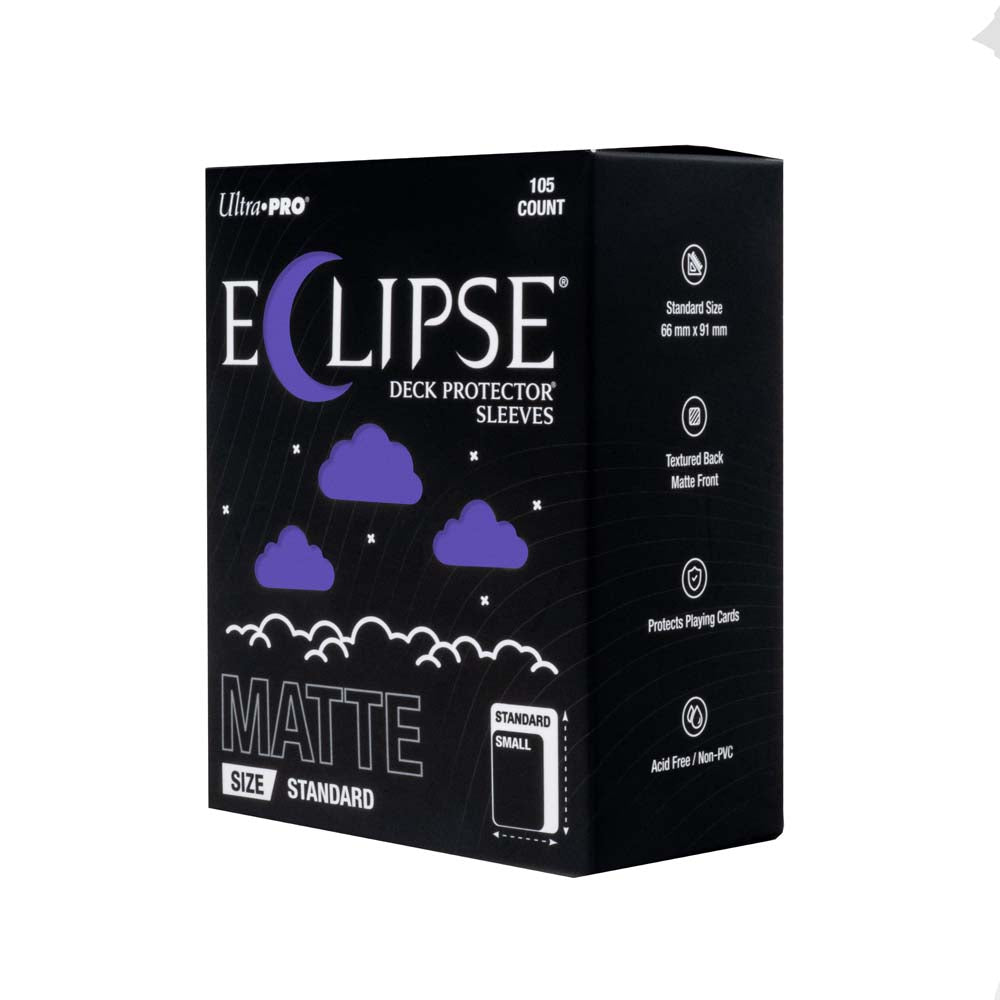 Ultra Pro - ECLIPSE Matte Standard DECK PROTECTOR Sleeves: Royal Purple - 105ct