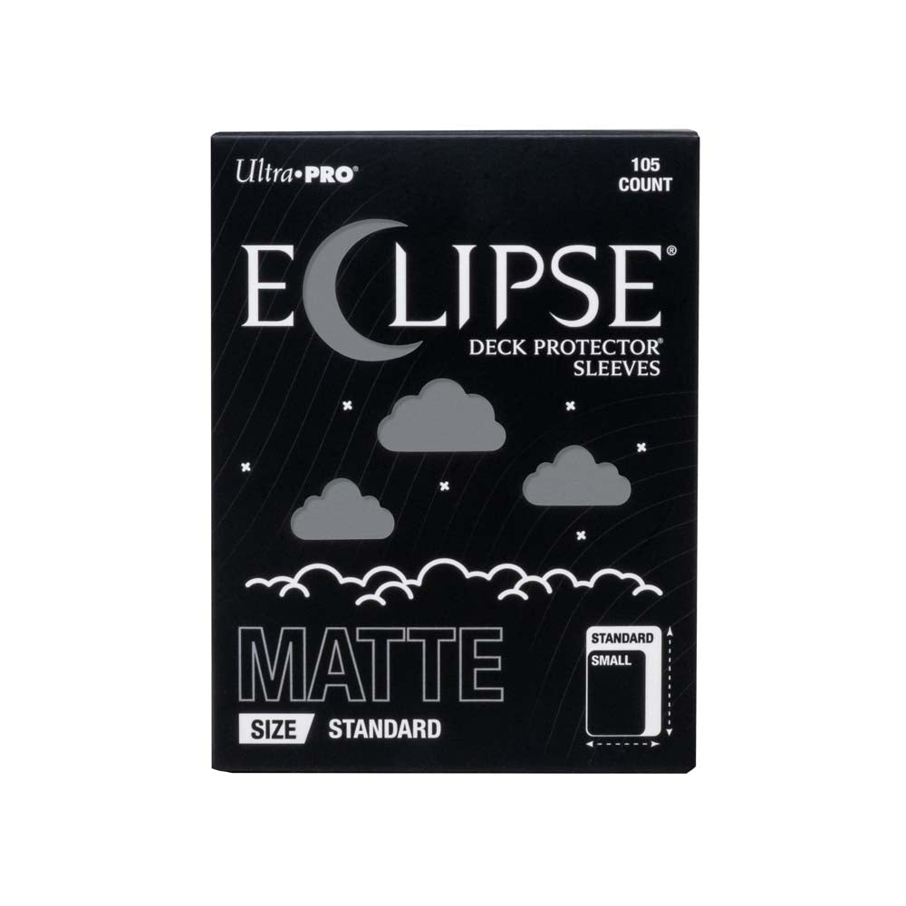 Ultra Pro - ECLIPSE Matte Standard DECK PROTECTOR Sleeves: Smoke Grey - 105ct