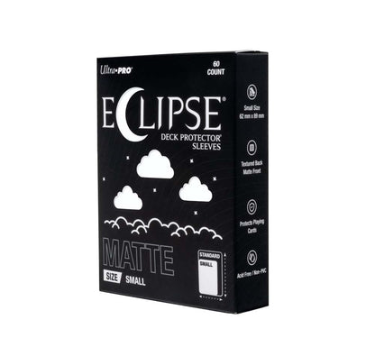 Ultra Pro ECLIPSE Matte Small DECK PROTECTOR Sleeves: Arctic White - 60ct